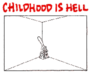 Cover of Matt Groening's book Childhood is Hell.