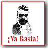 Image of Zapata and words Ya Basta!
